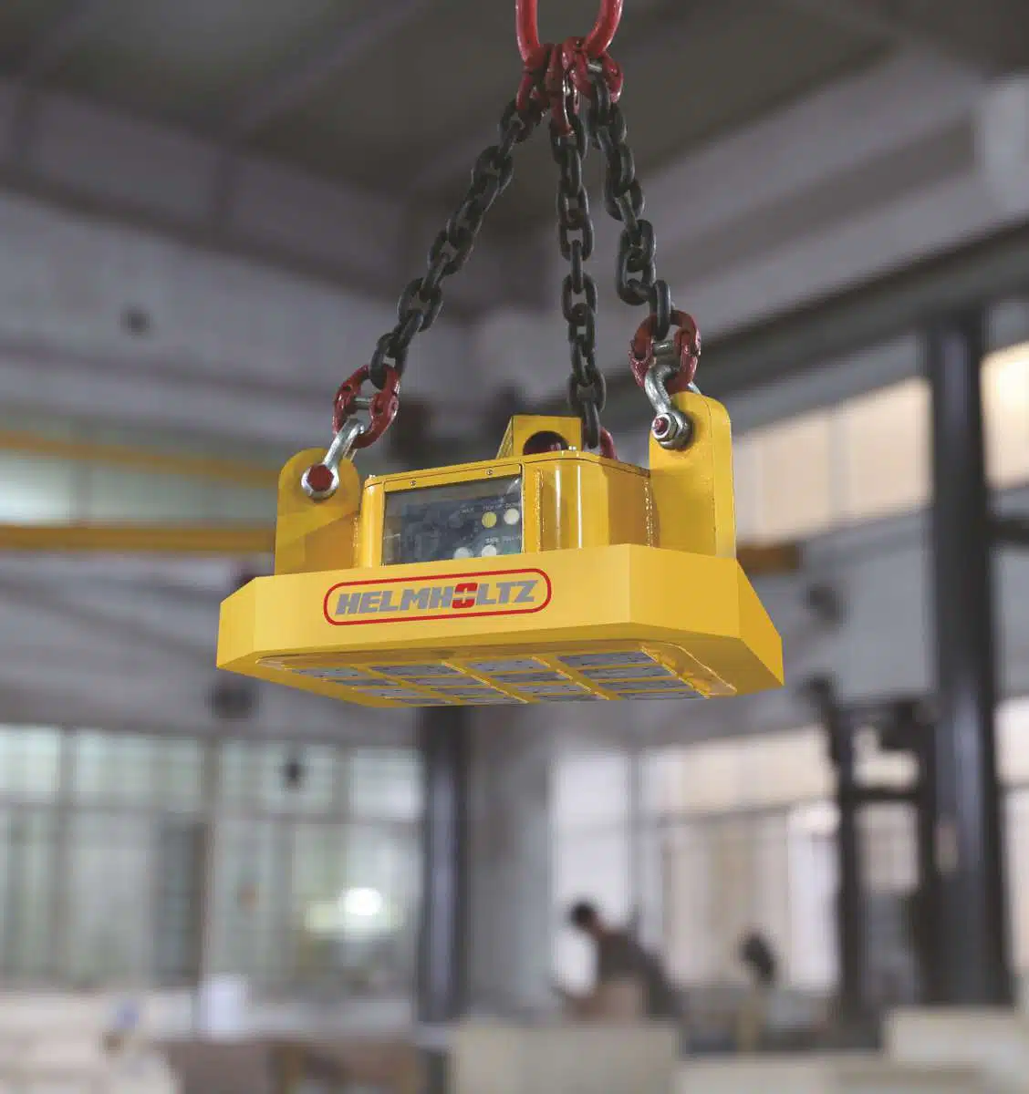 For handling single plates or semi finished blocks