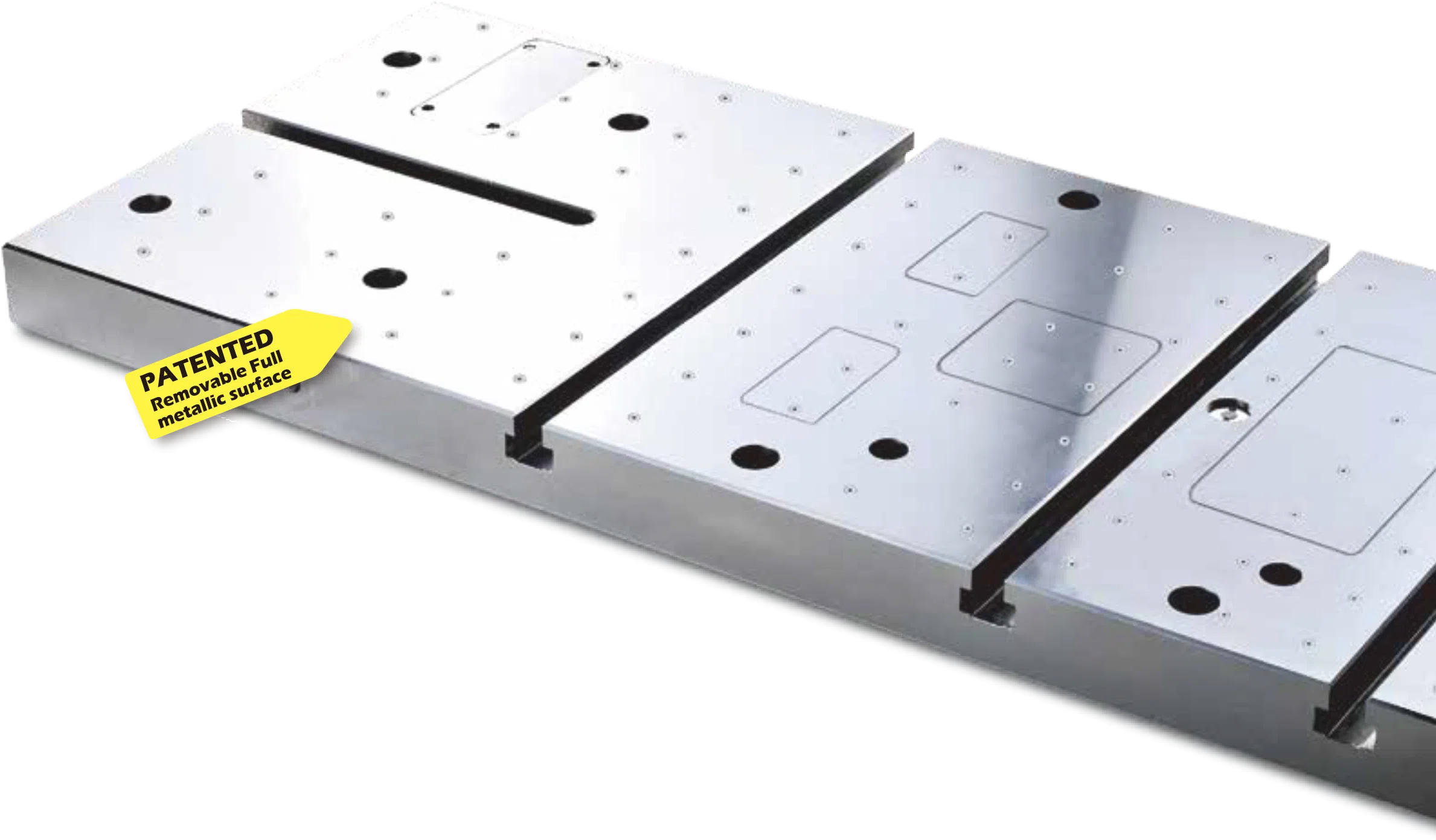 ELECTRO-PERMANENT MAGNETIC QUICK DIE CLAMPING SYSTEM FOR STAMPING PRESSES